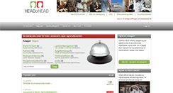 Desktop Screenshot of headahead.dk